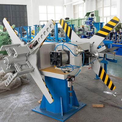 Nanyang Uncoiler Erw Galvanized Round Steel Pipe Double Arm Uncoiler Making Machine for Heavy-Duty and Smooth Uncoiling