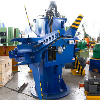 Full Automatic Steel Coil 10 Ton Hydraulic Decoiler / Uncoiler with Station rotating Manual rotating 180°