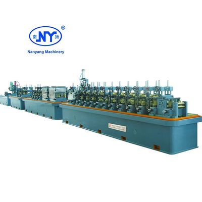 Output Nanyang Stainless Steel Erw Pipe Tube Mill Line Welding Machine with Milling Speed of 1-8M/Min and Weight of 9500kg