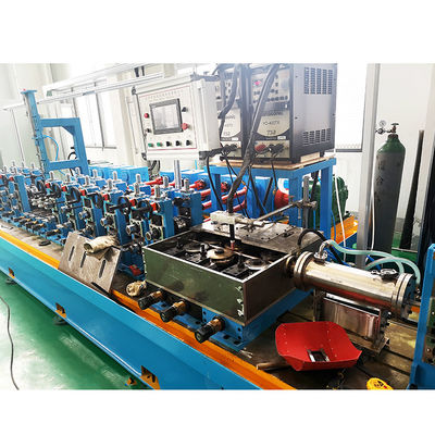 Output Nanyang Stainless Steel Erw Pipe Tube Mill Line Welding Machine with Milling Speed of 1-8M/Min and Weight of 9500kg