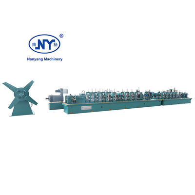Nanyang Strict Process Requirements ERW Rolling Mill Pipe Line with 200KW Main Motor Power and 300KW High Frequency Power