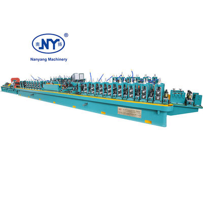 Nanyang Manufacturing Stable Performance ERW Pipe Mill Line for Metal Steel Tube Making 132KW Main Motor Power 8t/h Capacity