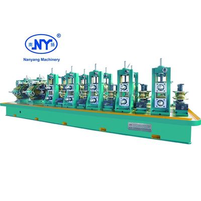 Milling Speed 12-35M/Min Nanyang Automatic Galvanized Steel ERW API Pipe Making Machines Tubes Mill Line Production