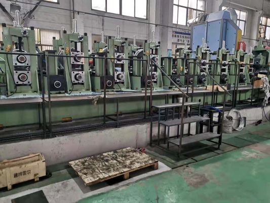 Milling Speed 12-35M/Min Nanyang Automatic Galvanized Steel ERW API Pipe Making Machines Tubes Mill Line Production