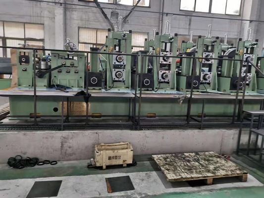 Milling Speed 12-35M/Min Nanyang Automatic Galvanized Steel ERW API Pipe Making Machines Tubes Mill Line Production