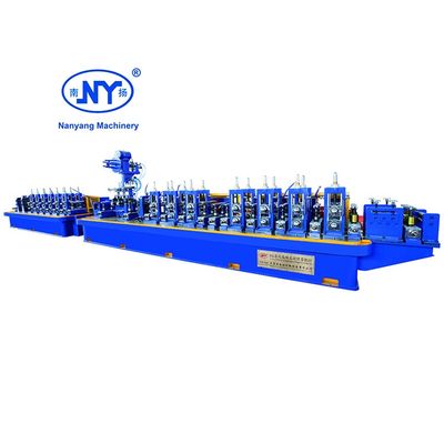 Nanyang Automatic Steel Round Pipe Welding Production Machine Erw Tube Mill Line for Building Material Shops