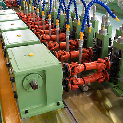 High Speed Square Carbon Steel Erw Pipe Making Machine MS Tube Mill Line 6000 kg for Construction Projects