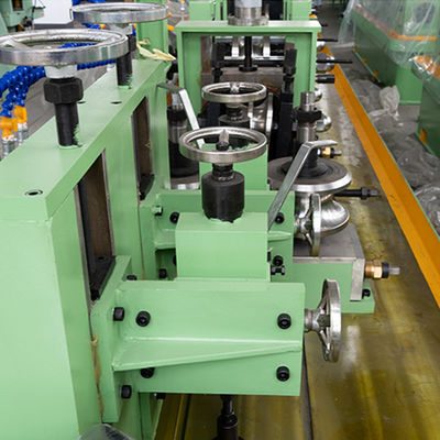 High frequency power 250KW Nanyang Automatic ERW / HF Welding Steel Square Tube Making Machine Pipe Mill for Building Material Shops