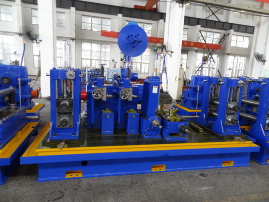 Energy Supply Pipe Round Carbon Steel Tube Mill Line Automatic ERW Pipe Manufacturing Machine with 200KW High Frequency Power