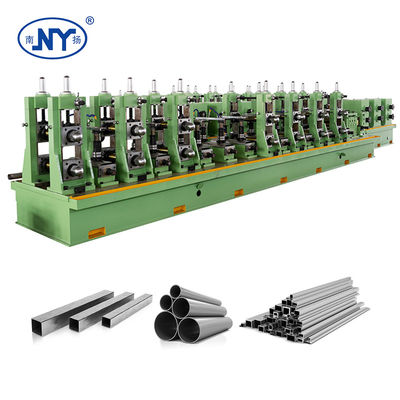 Nanyang Sale High Safety Level Carbon Steel Pipe Making Machine API Erw Tube Mill with Cold Cutting Saw and Cutting System