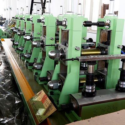 Nanyang Sale High Safety Level Carbon Steel Pipe Making Machine API Erw Tube Mill with Cold Cutting Saw and Cutting System