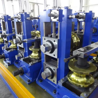 Nanyang Carbon/Stainless Steel/Iron Welded Round Tube Pipe Production Line Pipe Making Machinery