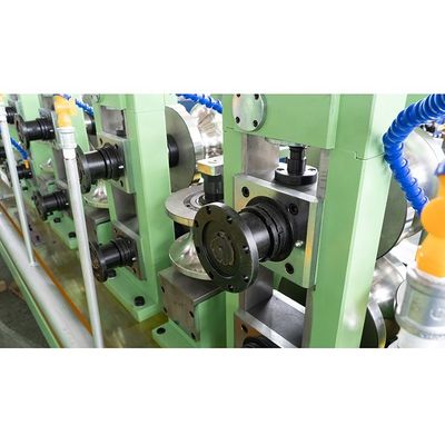 Full Automatic Construction Industries ERW Pipe Making Machine New Condition Carbon Steel Iron Pipe Making Machinery