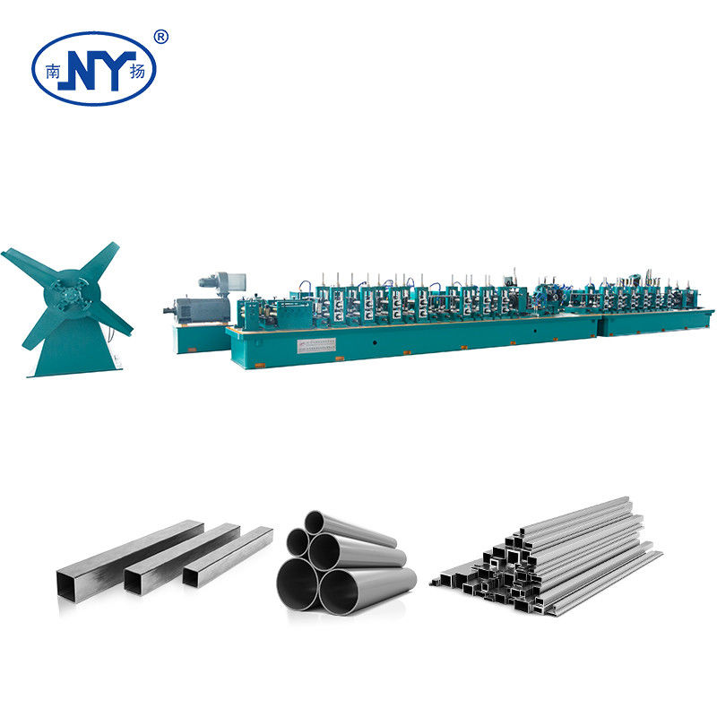 High Frequency Power 300KW Nanyang Low Energy Consumption Pipes Rolling Machine Erw Tube Mill Line Cold Cutting Saw Cutting System